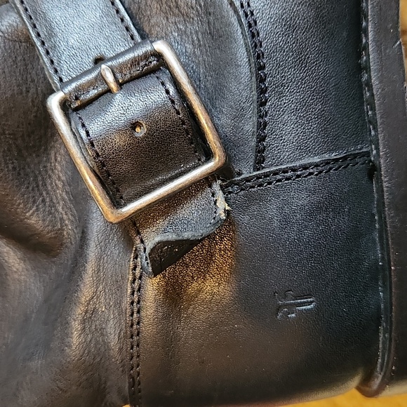 FRYE Nathalie black leather boot, 9.5 B - Picture 7 of 12